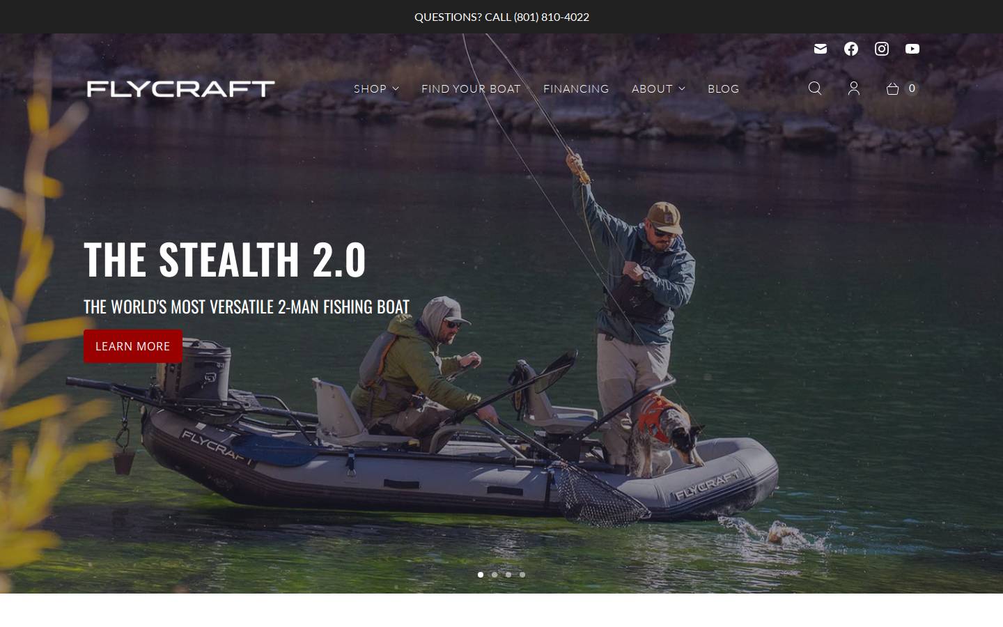 flycraftusa.com homepage screenshot