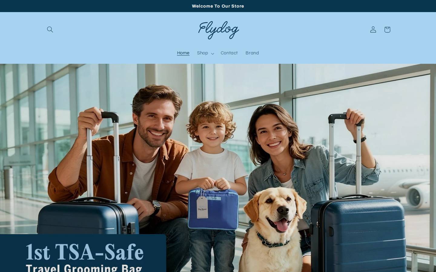 flydogcare.com homepage screenshot