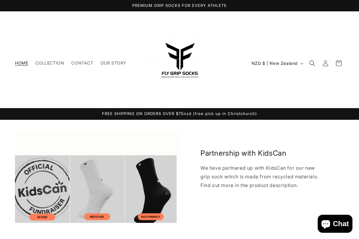 flygripsocks.com homepage screenshot
