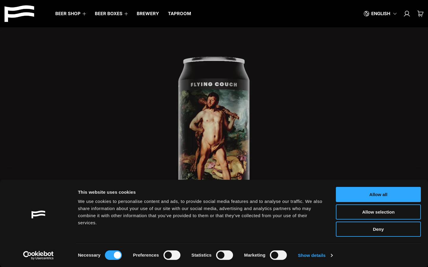 flyingcouch.dk homepage screenshot