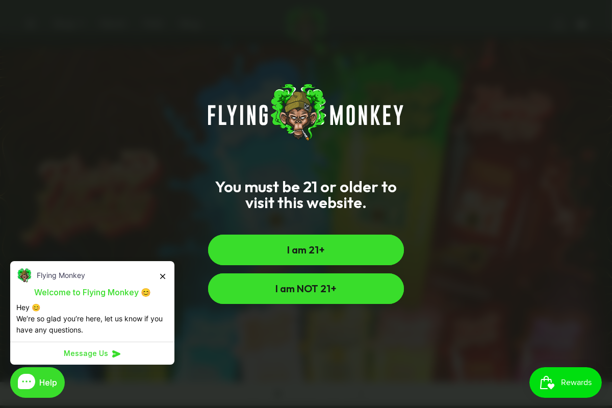 Flying Monkey homepage screenshot