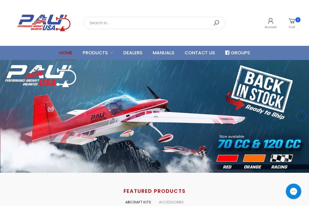 flypauusa.com homepage screenshot
