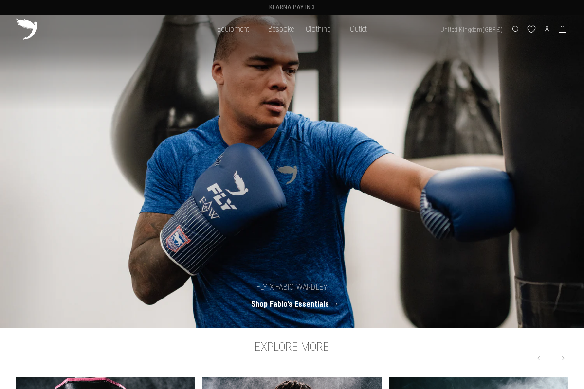 Flysportsuk homepage screenshot