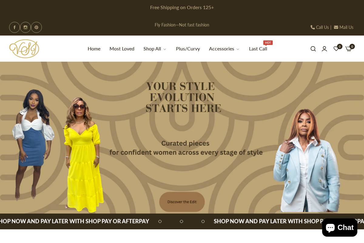 flyvsj.com homepage screenshot