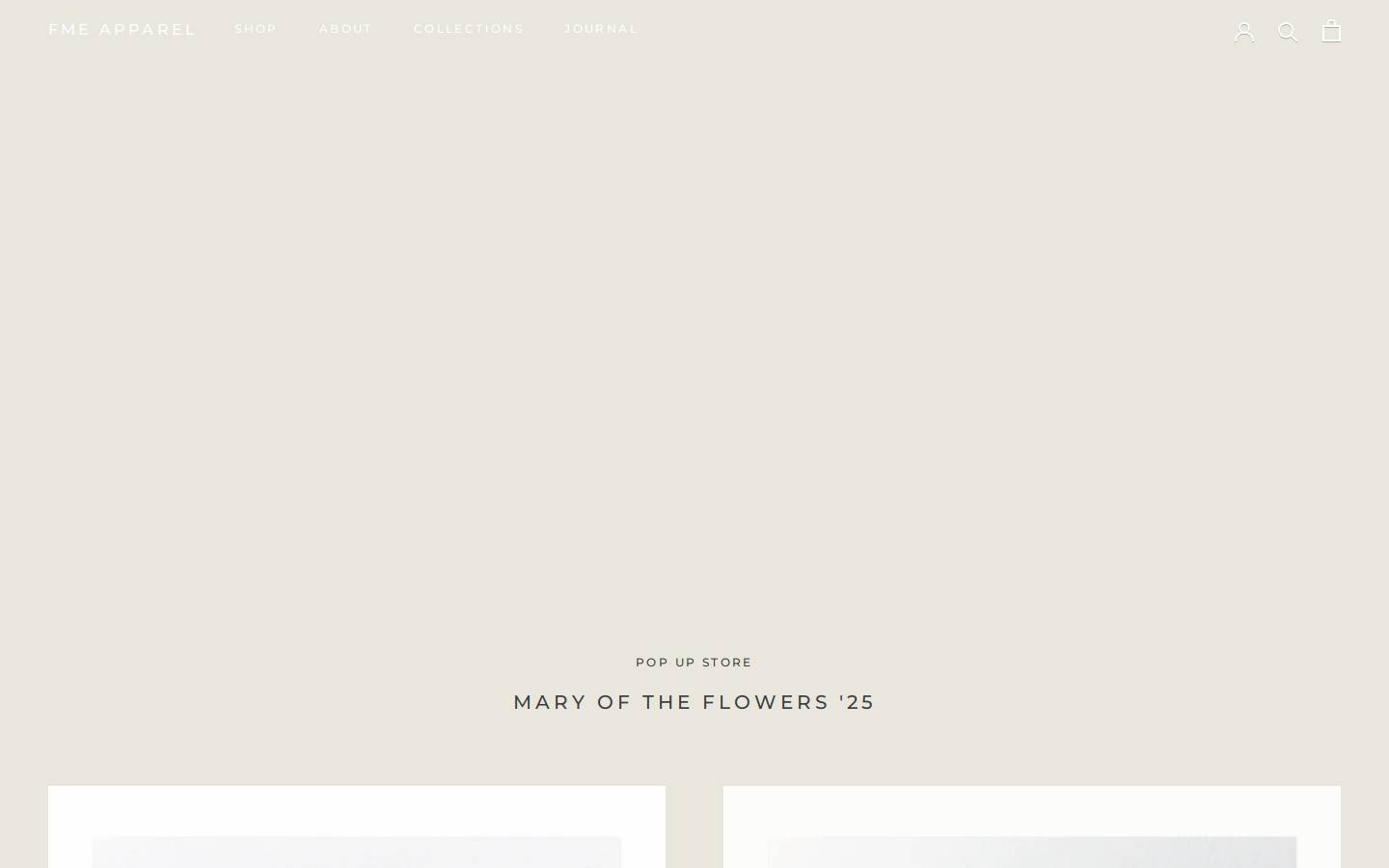 fmeapparel.com.au homepage screenshot