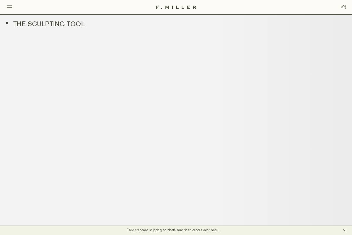 fmillerskincare.com homepage screenshot