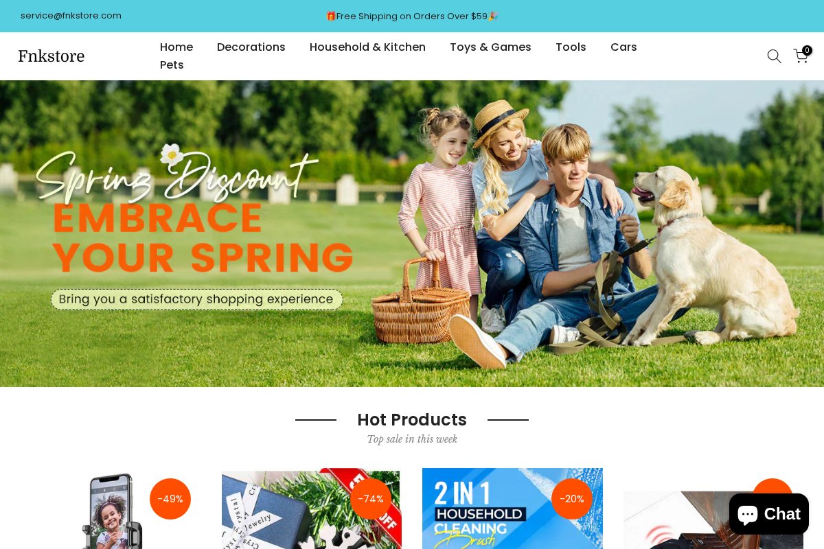 Fnkstore homepage screenshot