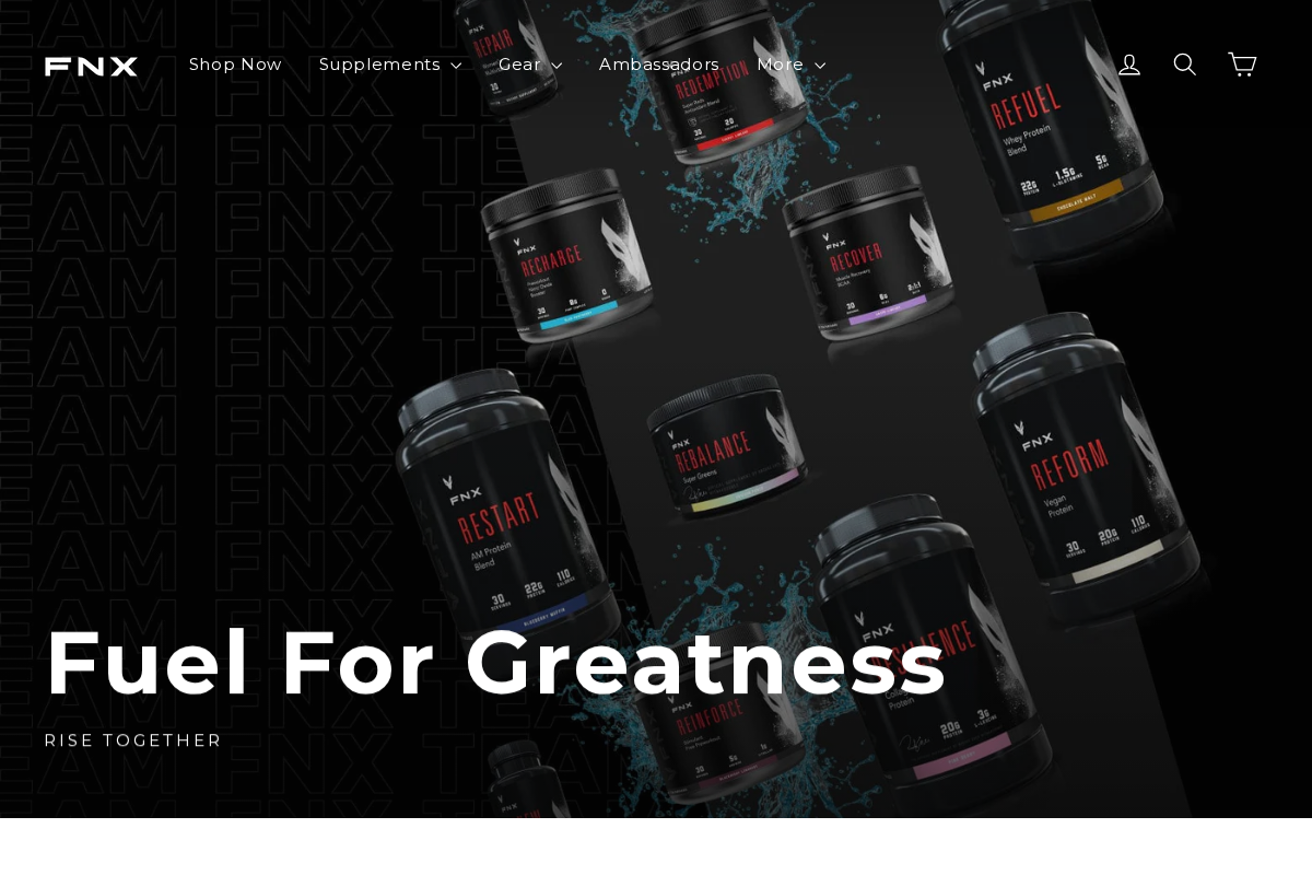 Fnxfit homepage screenshot