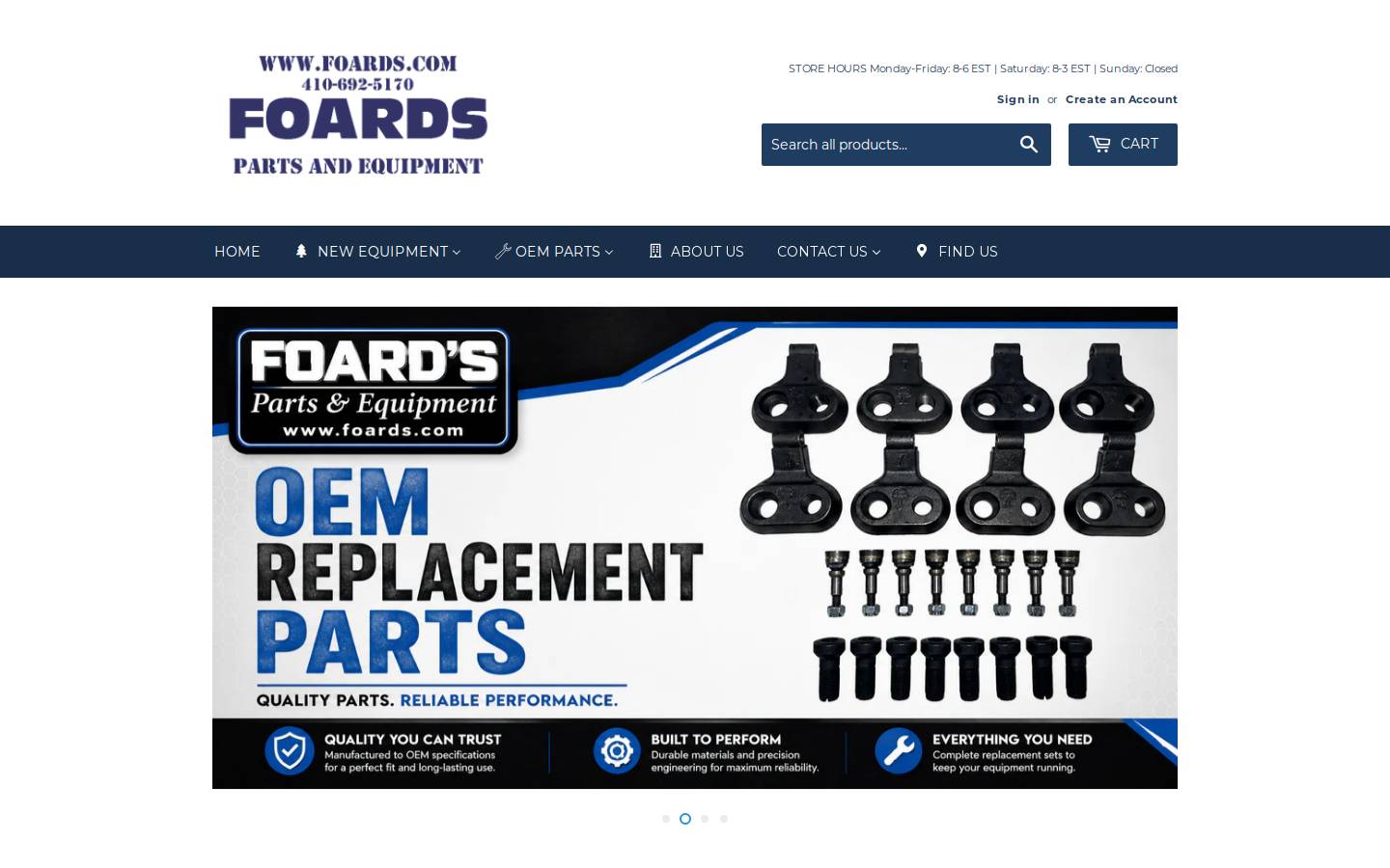 foards.com homepage screenshot