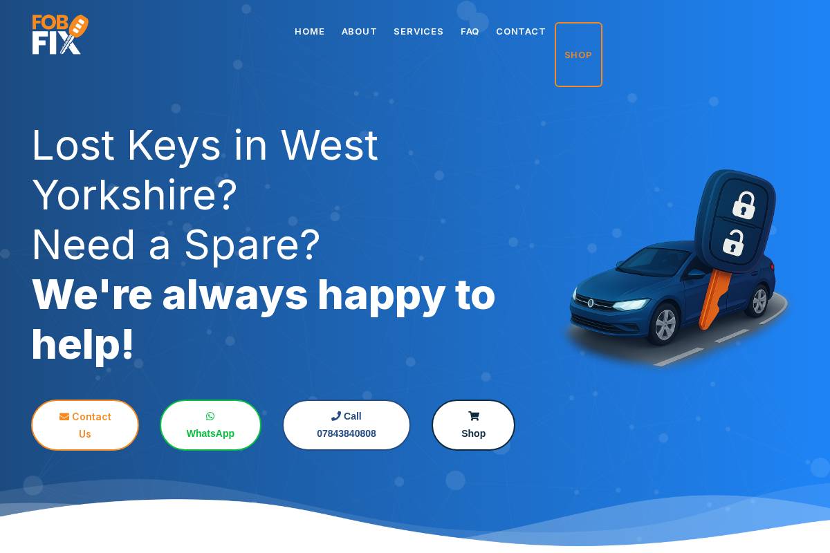 fobfix.com homepage screenshot