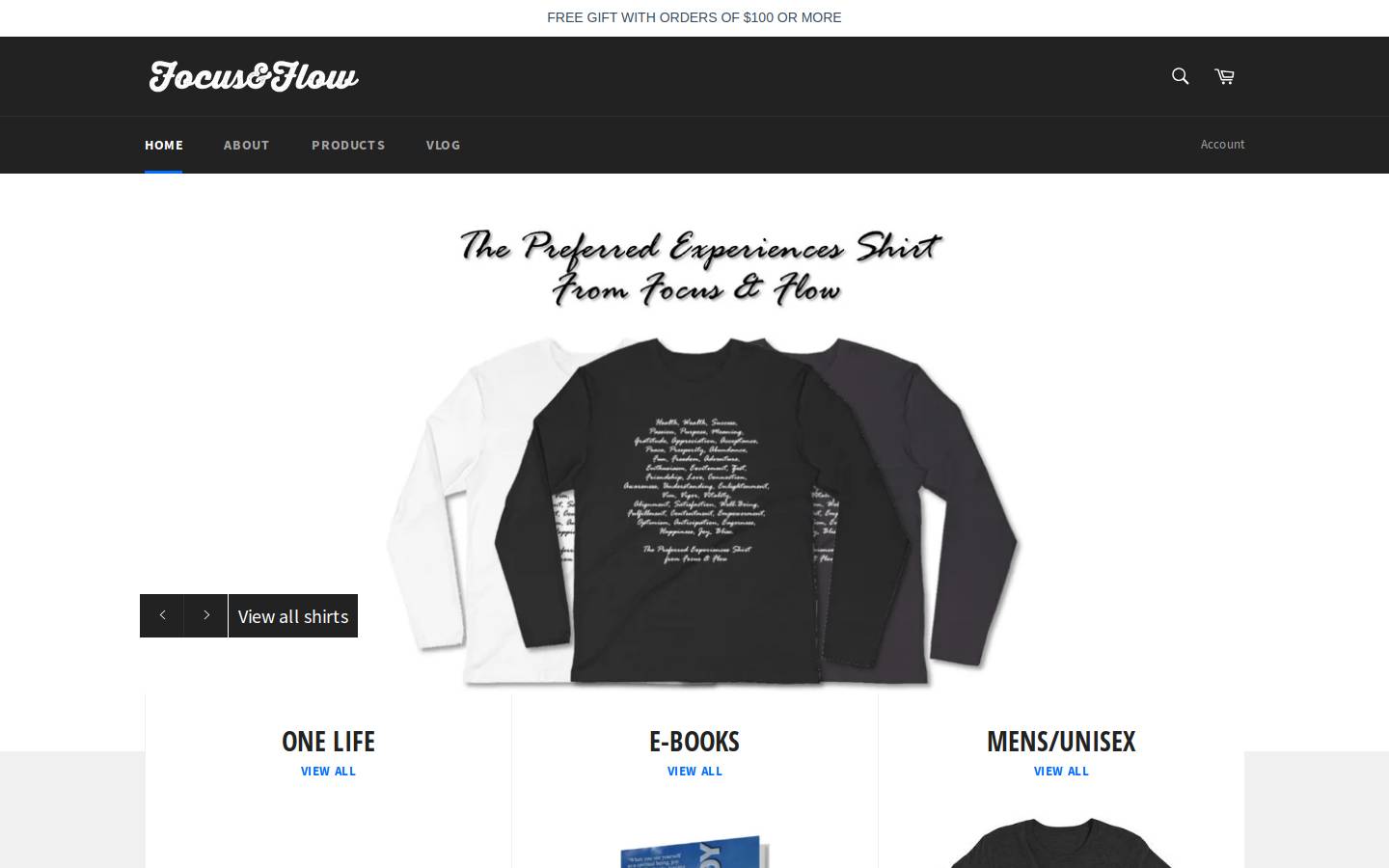 focusandflow.co homepage screenshot
