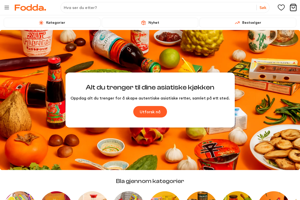 Fodda homepage screenshot