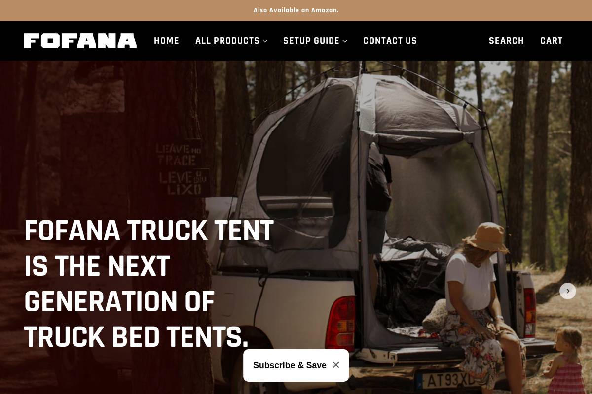 fofana.co homepage screenshot