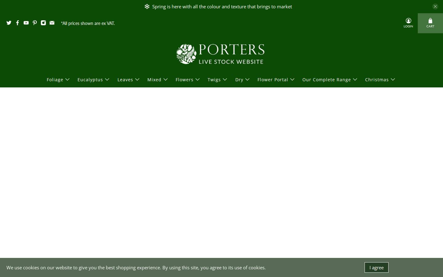 foliage.co.uk homepage screenshot