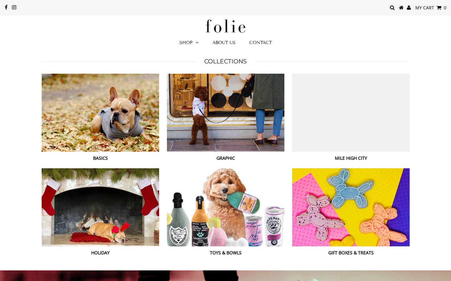 foliela.com homepage screenshot