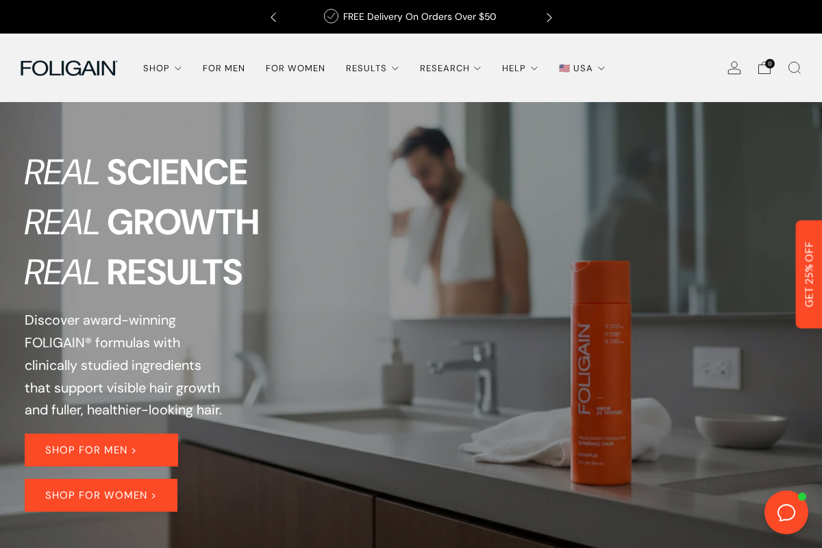 FOLIGAIN homepage screenshot