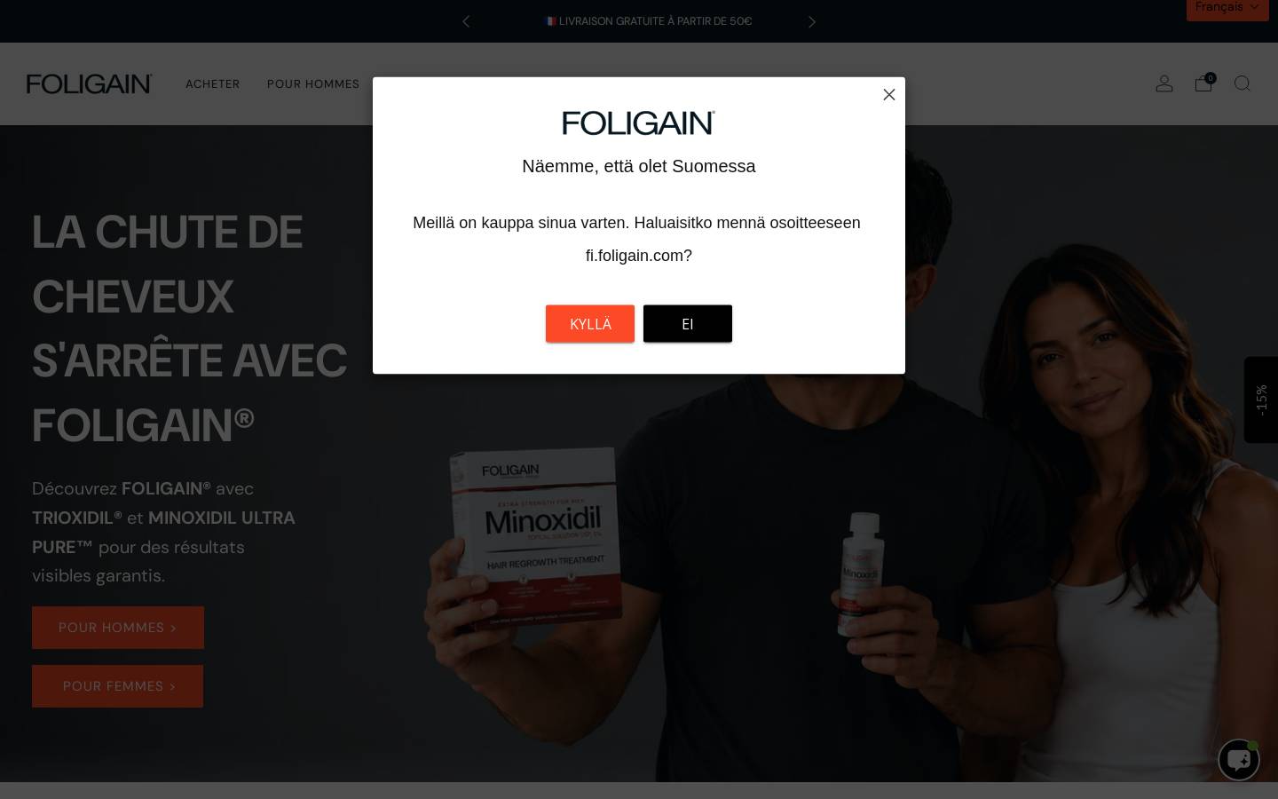 FOLIGAIN homepage screenshot