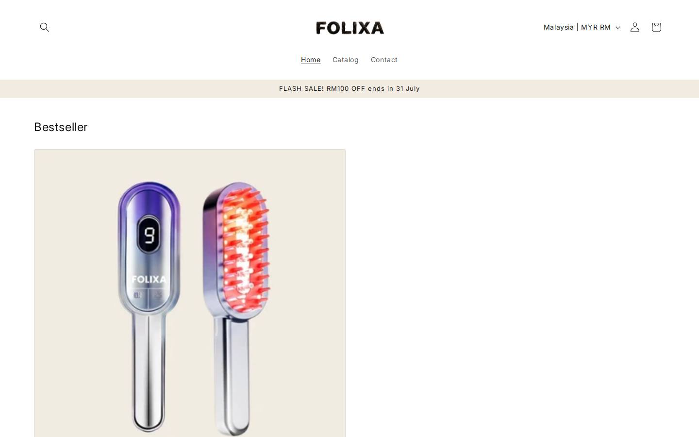 folixa.co homepage screenshot