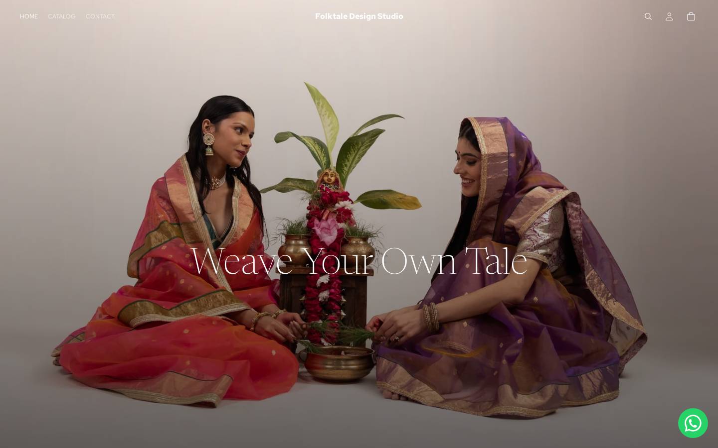folktale.co.in homepage screenshot