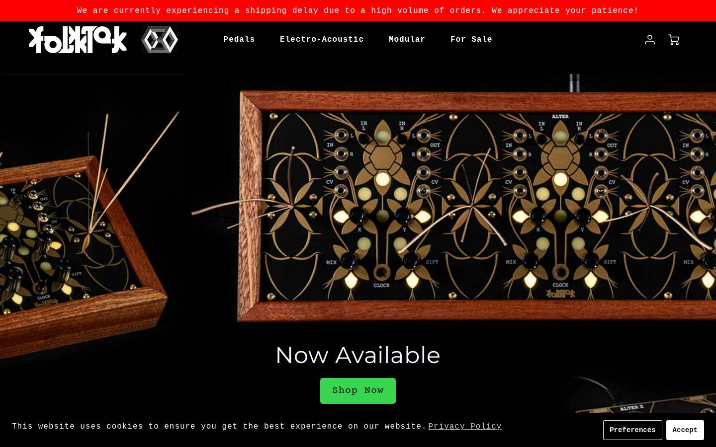 folktek.com homepage screenshot
