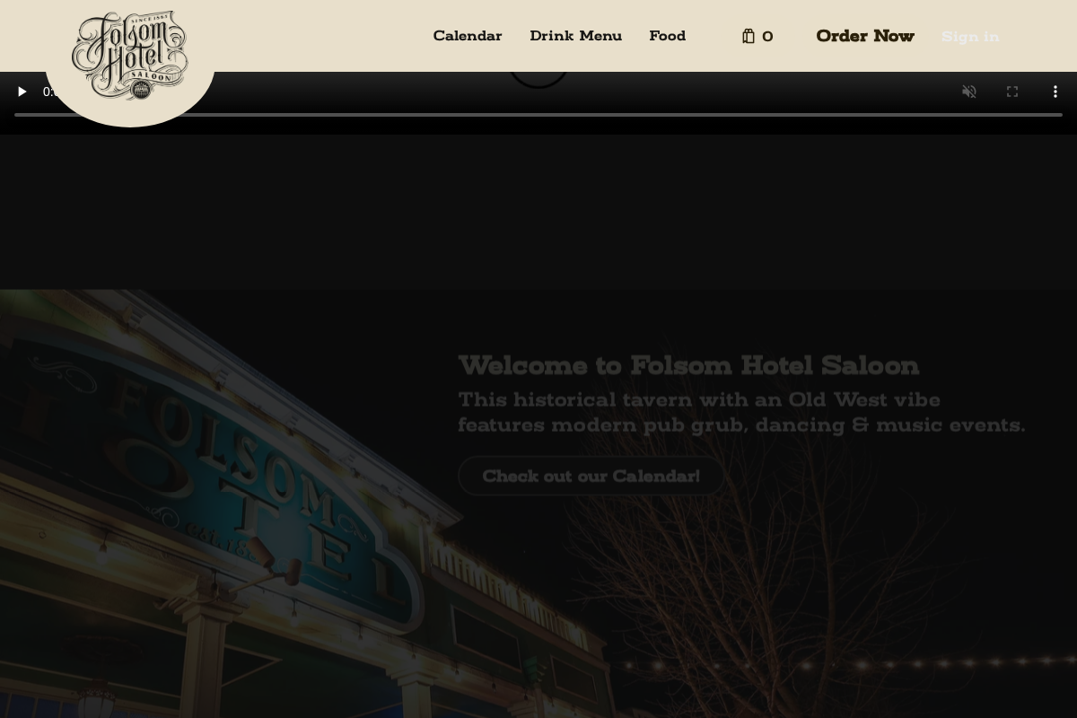 folsomhotel.net homepage screenshot