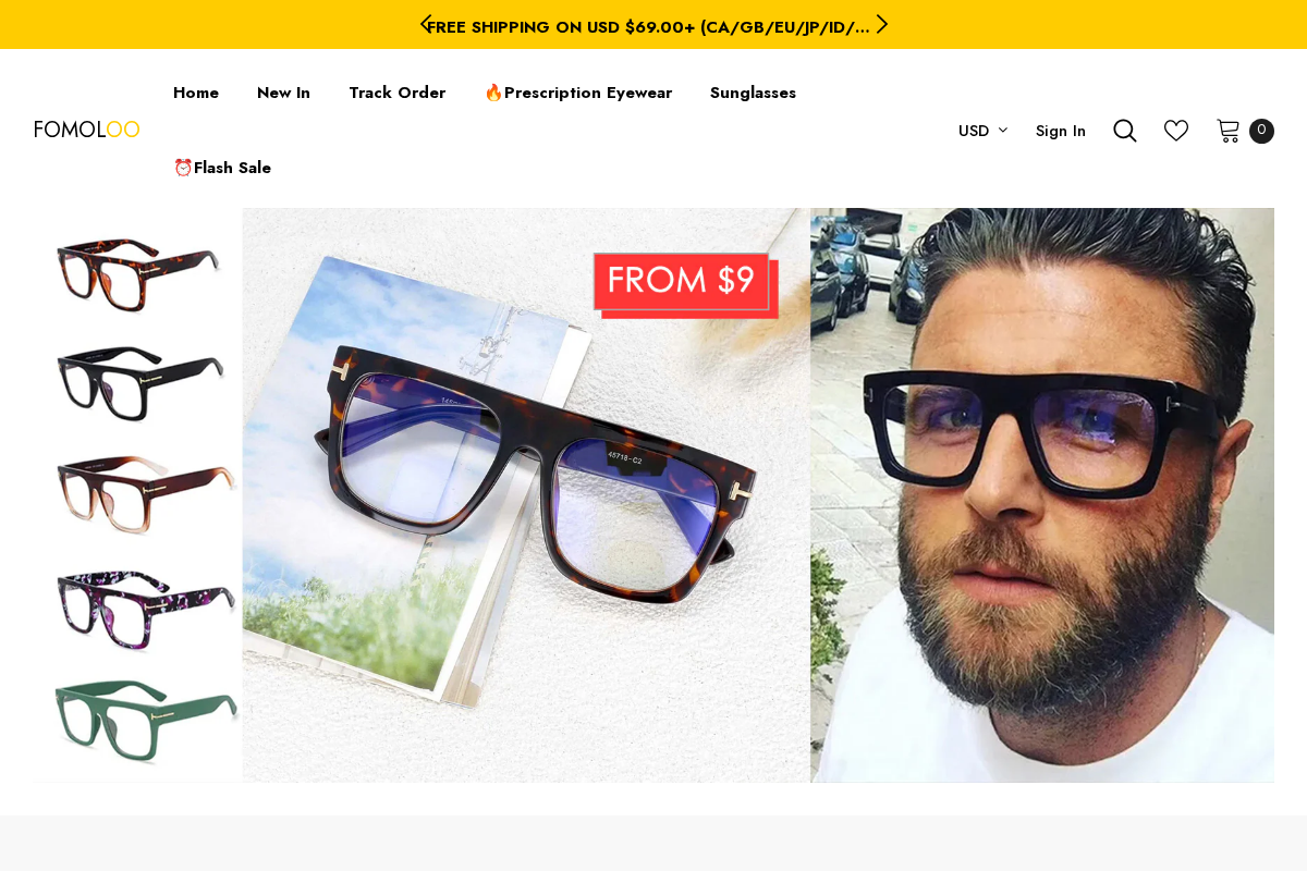 Fomoloo homepage screenshot