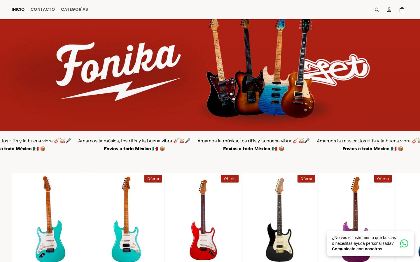 fonika.com.mx homepage screenshot