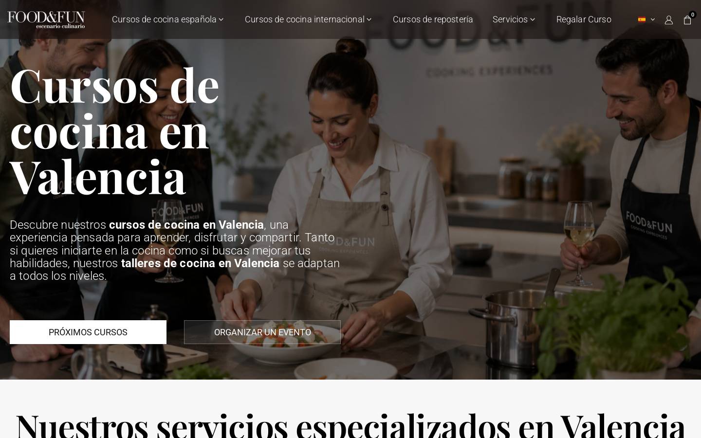 foodandfun.es homepage screenshot