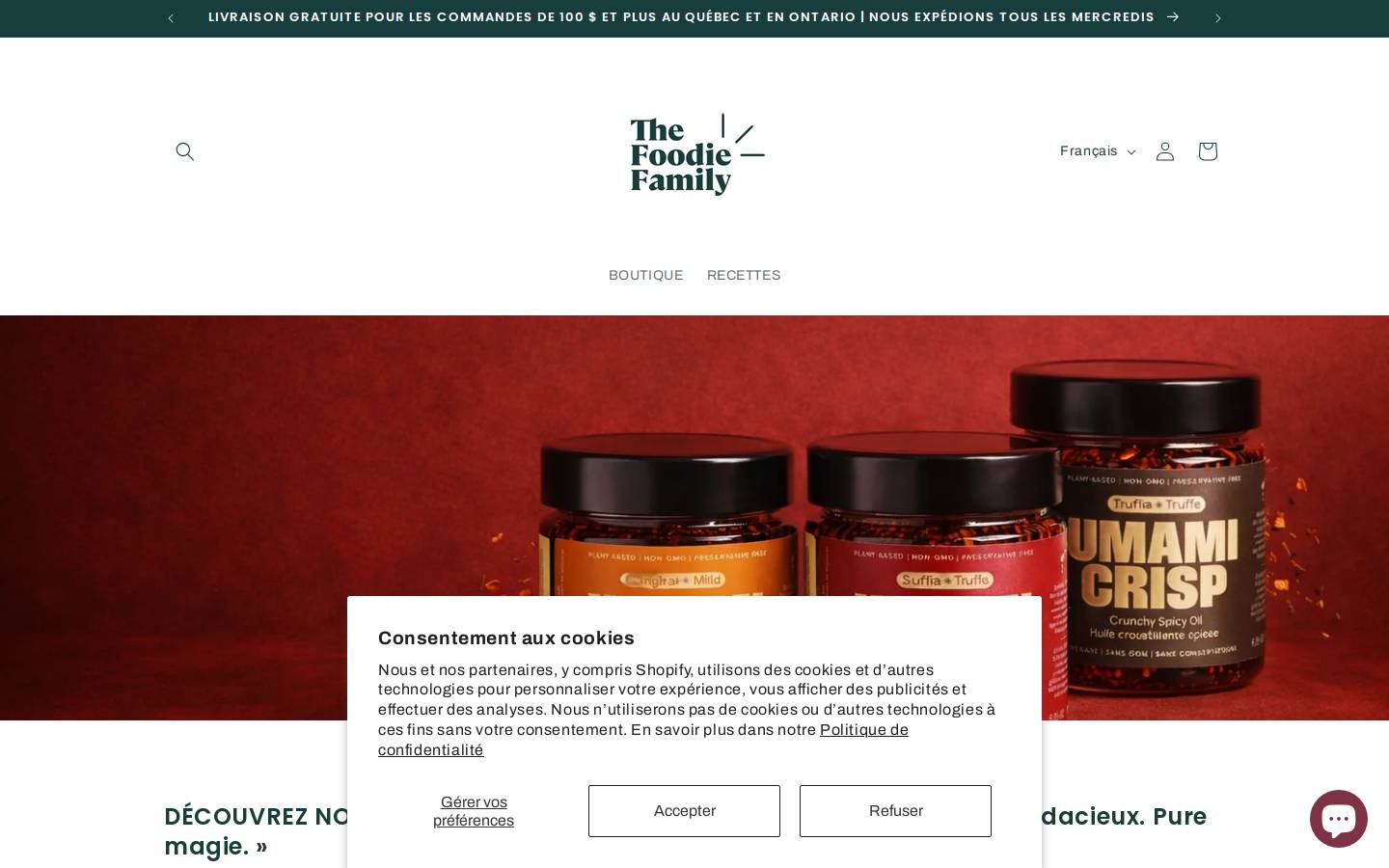 foodie-family.com homepage screenshot