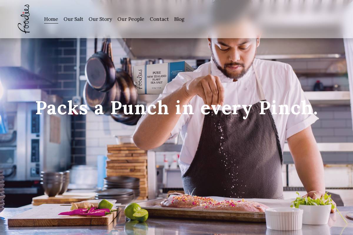 foodiesforfoodlovers.co.nz homepage screenshot