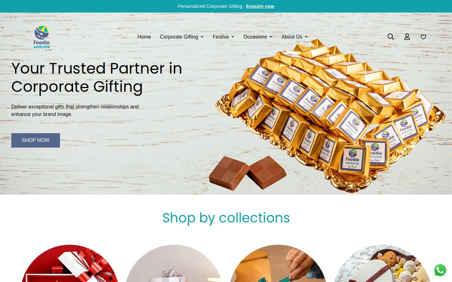 foodieumbrella.com homepage screenshot