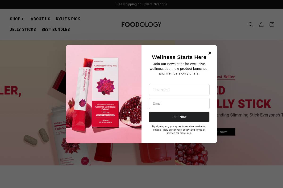 foodology-global.com homepage screenshot