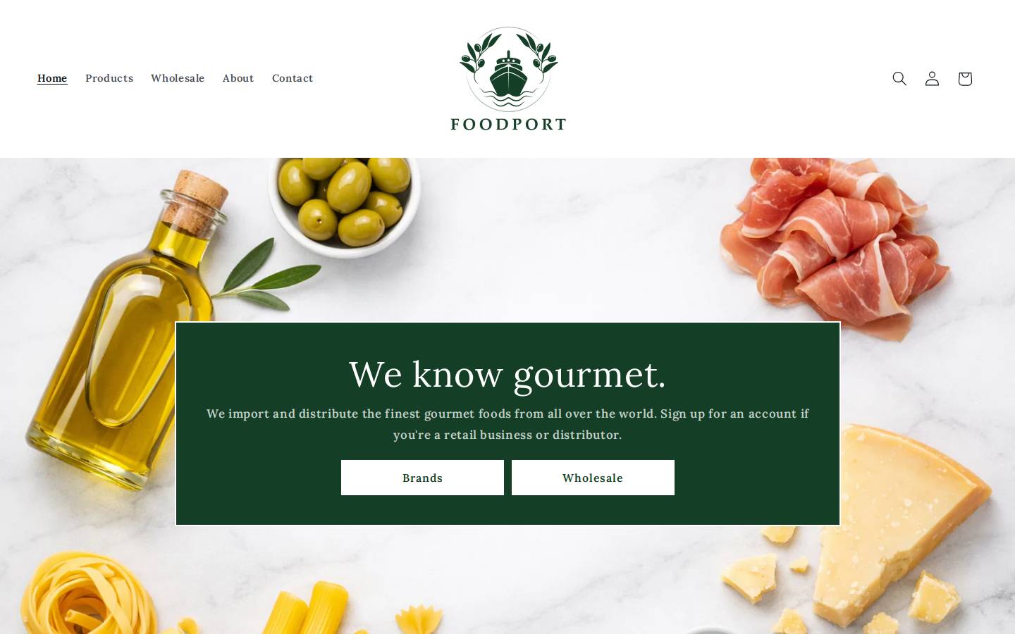 foodport.ca homepage screenshot