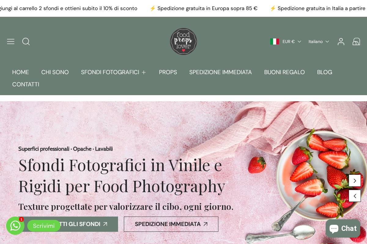 foodpropslover.com homepage screenshot