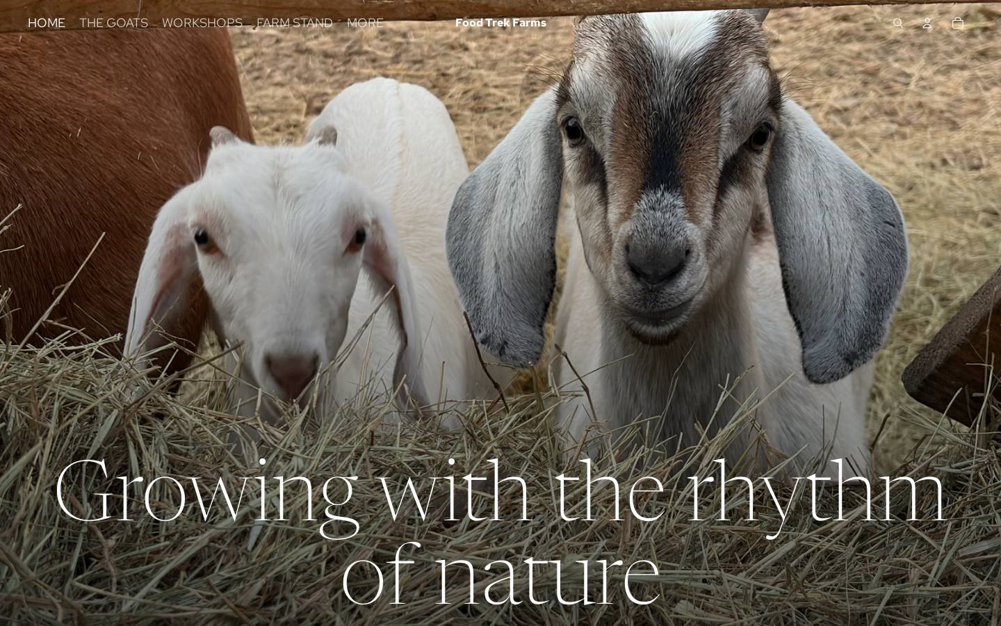 foodtrekfarms.com homepage screenshot