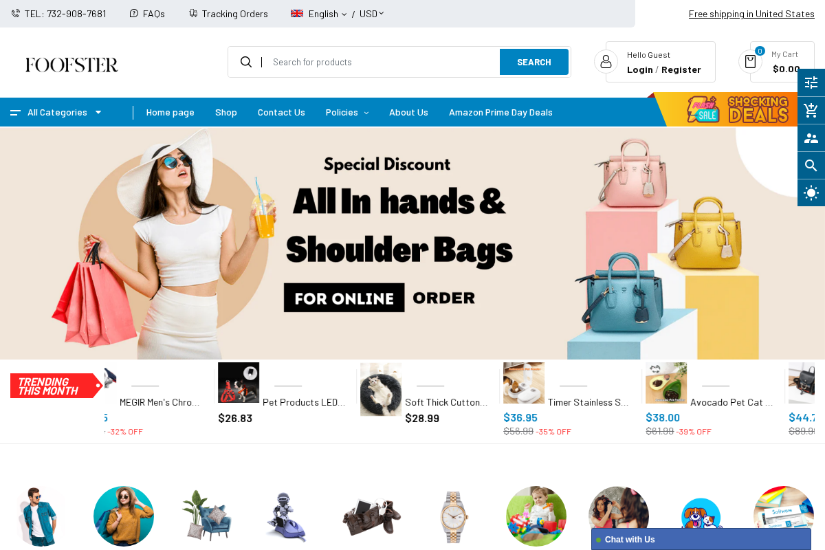 foofster.com homepage screenshot