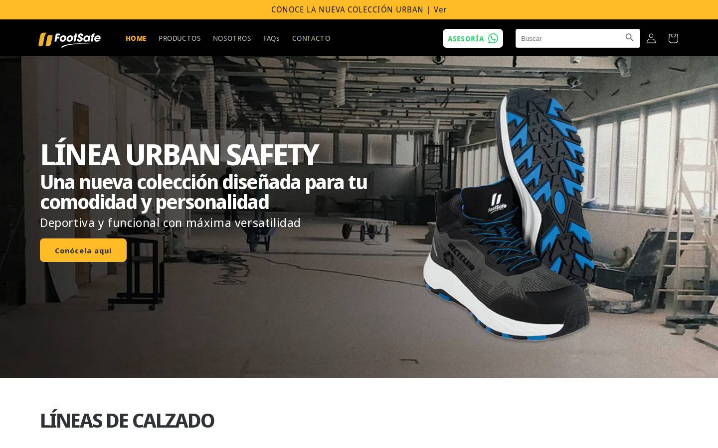 footsafe.co homepage screenshot