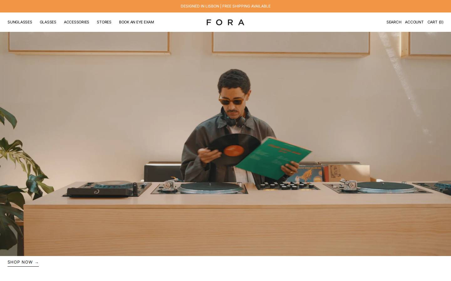 fora.pt homepage screenshot