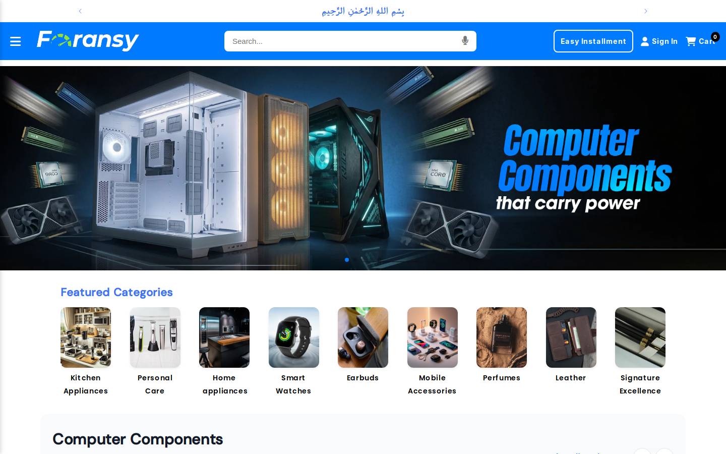 foransy.com homepage screenshot