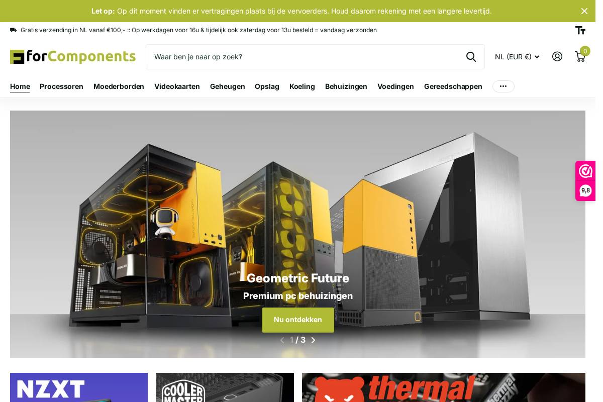 forcomponents.nl homepage screenshot