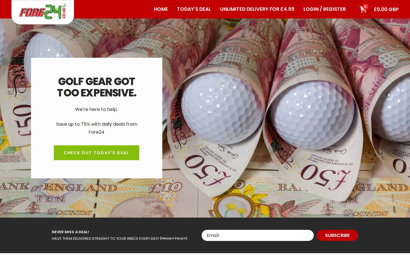 Fore24.co.uk homepage screenshot