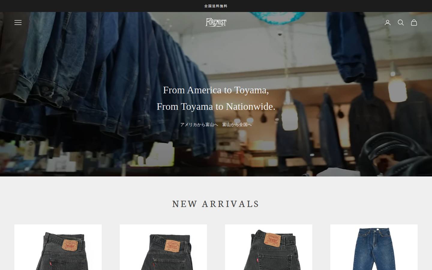 Foremost Insurance homepage screenshot