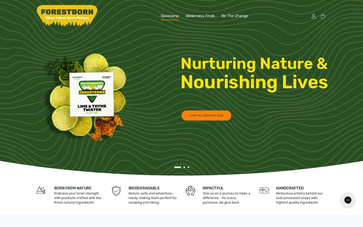 forestborn.com homepage screenshot