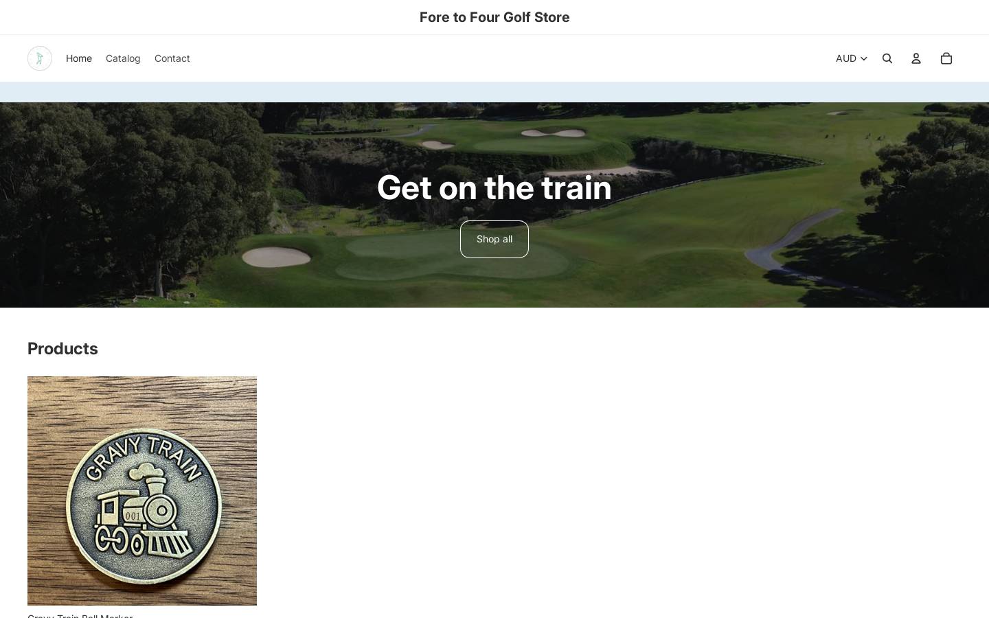 foretofourgolf.com homepage screenshot
