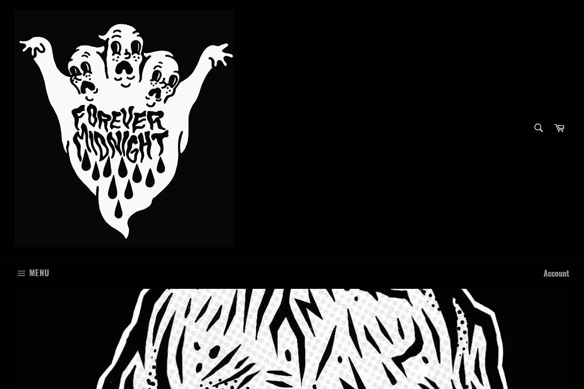 forevermidnight.store homepage screenshot