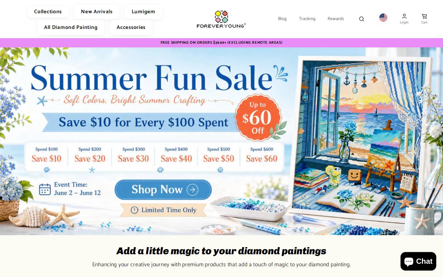 foreveryoungdiy.com homepage screenshot