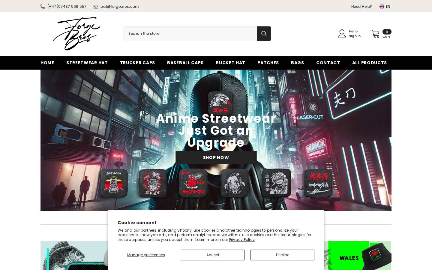 forgebros.com homepage screenshot