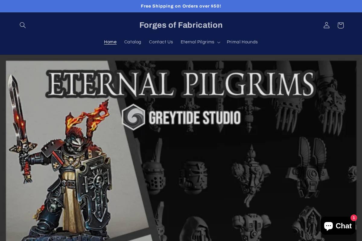 forgesoffabrication.com homepage screenshot