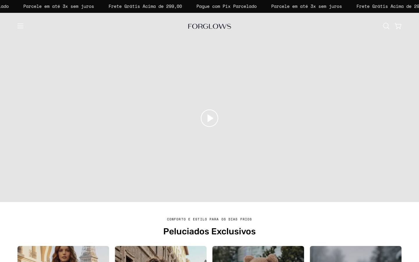 forglows.com homepage screenshot