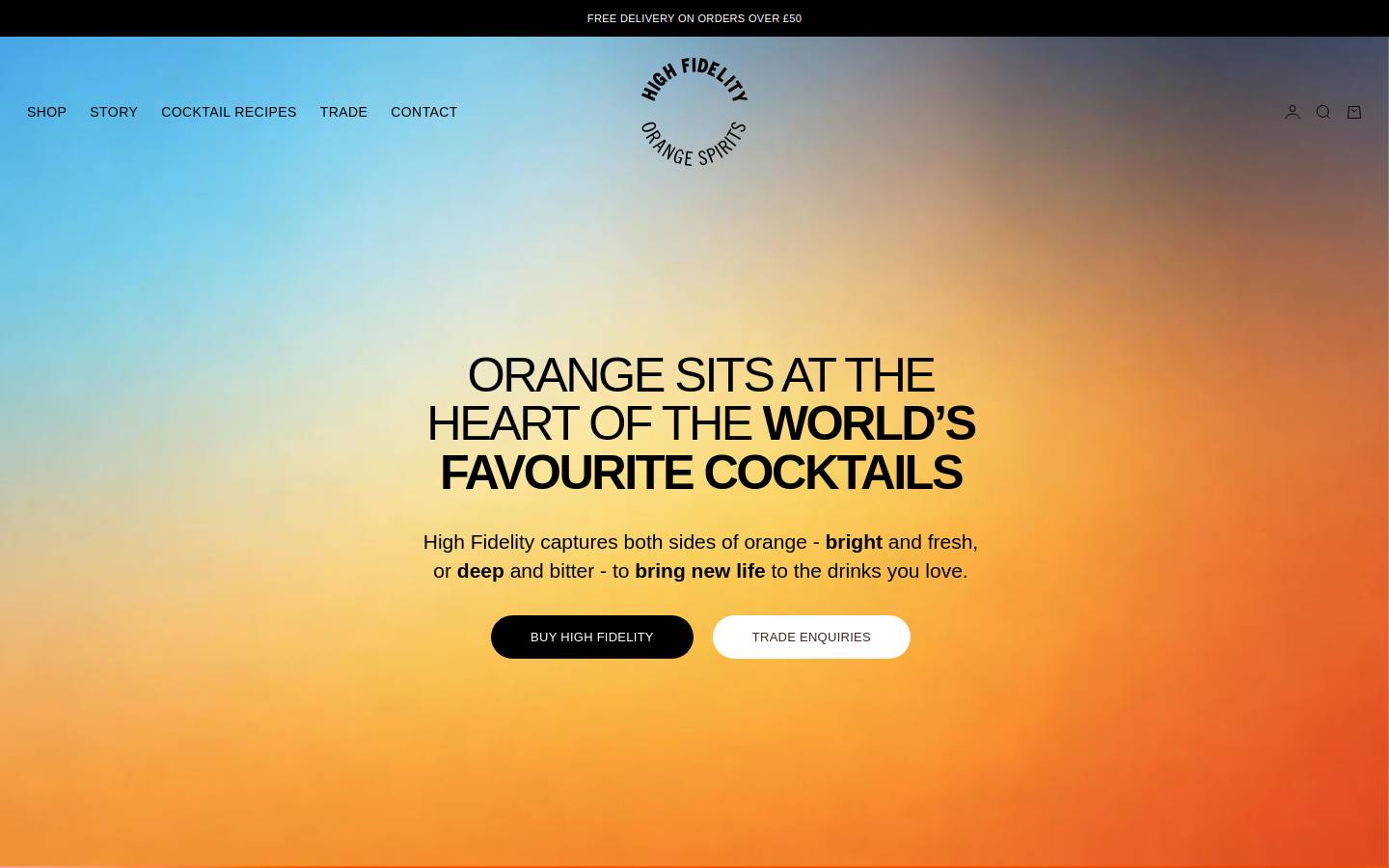 forgottenspirits.com homepage screenshot